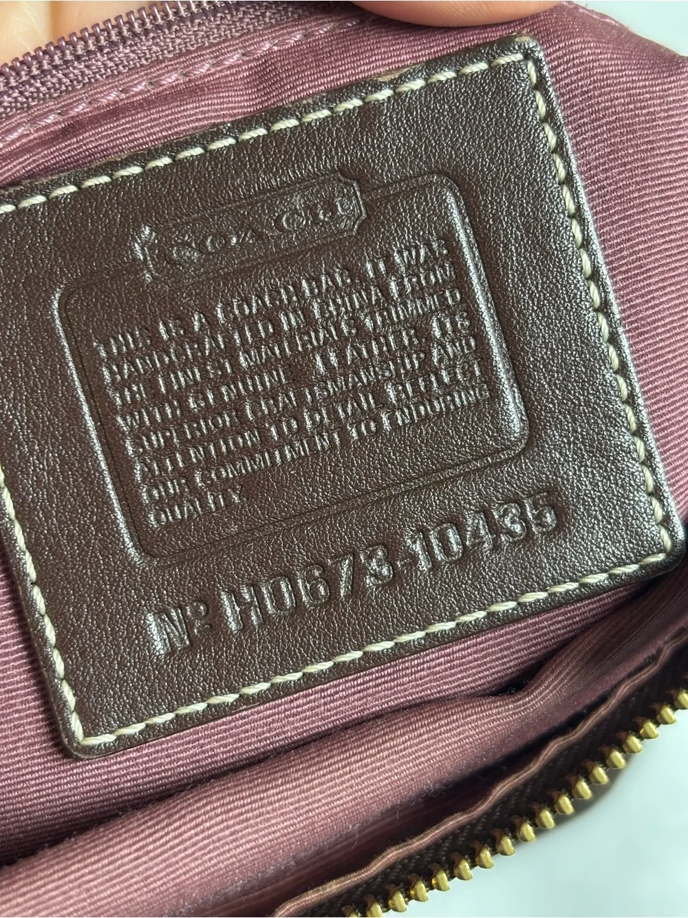 Coach Patchwork Leather & Signature Canvas Hobo Shoulder Bag Brown Multi Y2K
